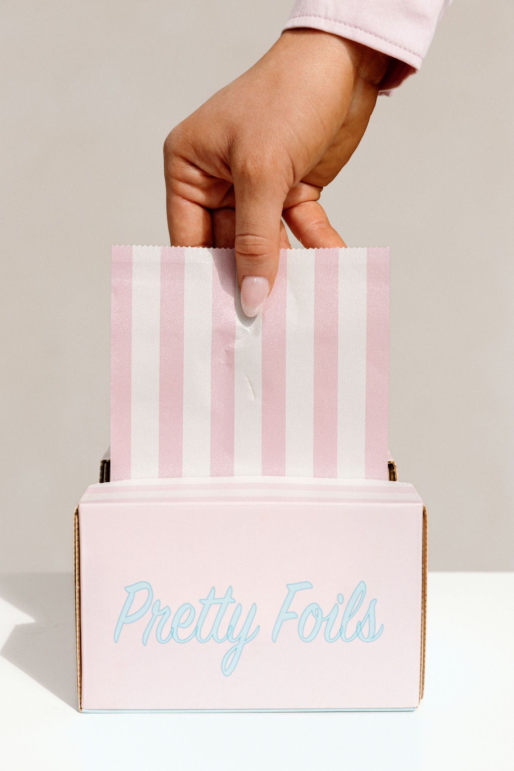Pretty in Pink & White Stripes